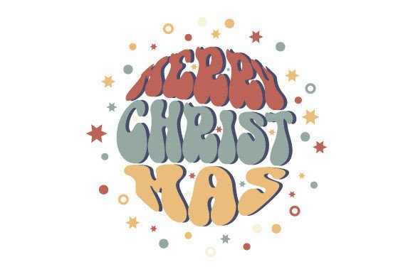 A Festive Circle Design for Holiday Graphics and Illustrations