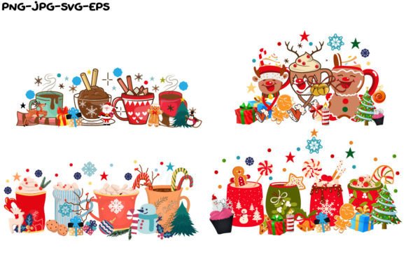 A Festive Coffee Graphics Collection for Bloggers & Content Creators