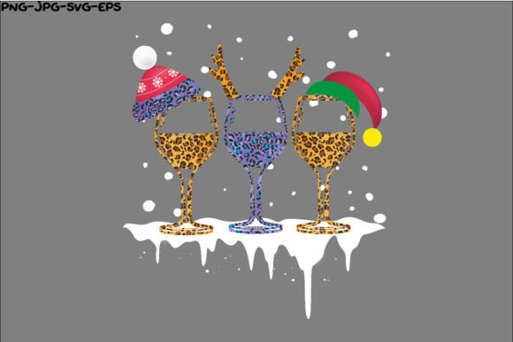 A Festive Wine Glass Design for Elegant Holiday Embroidery