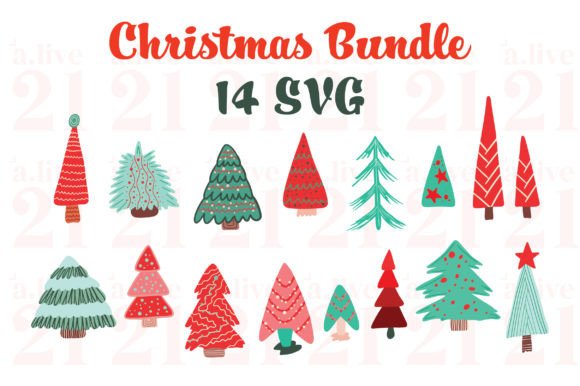 A Graphic Designer's Review of 14 Christmas Tree Illustrations