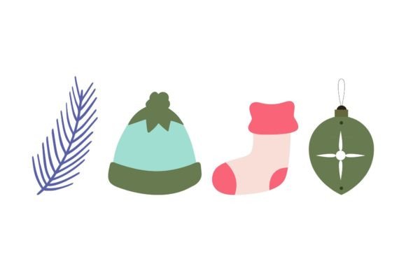Christmas Beauty Graphics for Seasonal Brand Identity