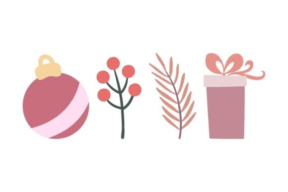Christmas Happy Art Graphics for Festive Local Business Illustrations