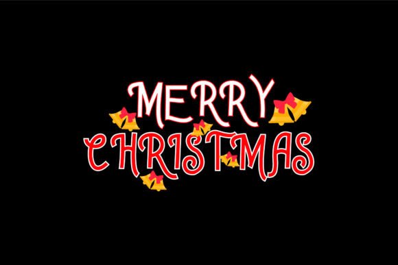 Cute Christmas Typography for Sellable Graphics & Illustrations