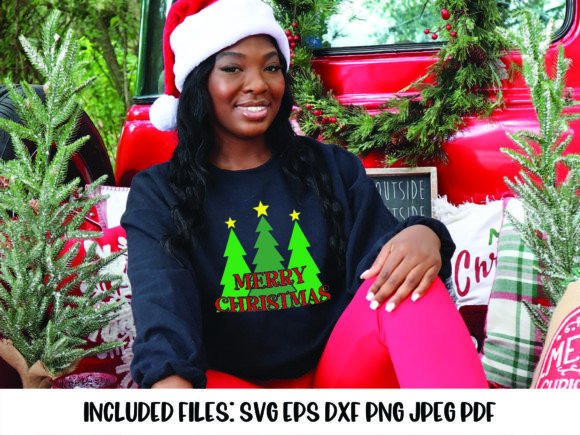 Merry Christmas Trees SVG: A Festive Graphic Design Asset