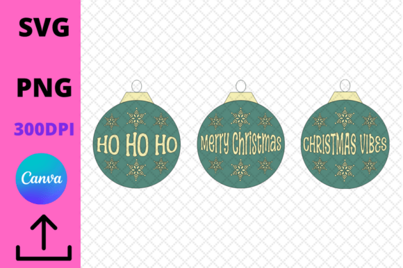 Retro Christmas Ornaments: A Publishing-Ready Graphic Design Asset